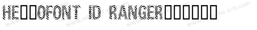 hellofont ID ranger字体转换